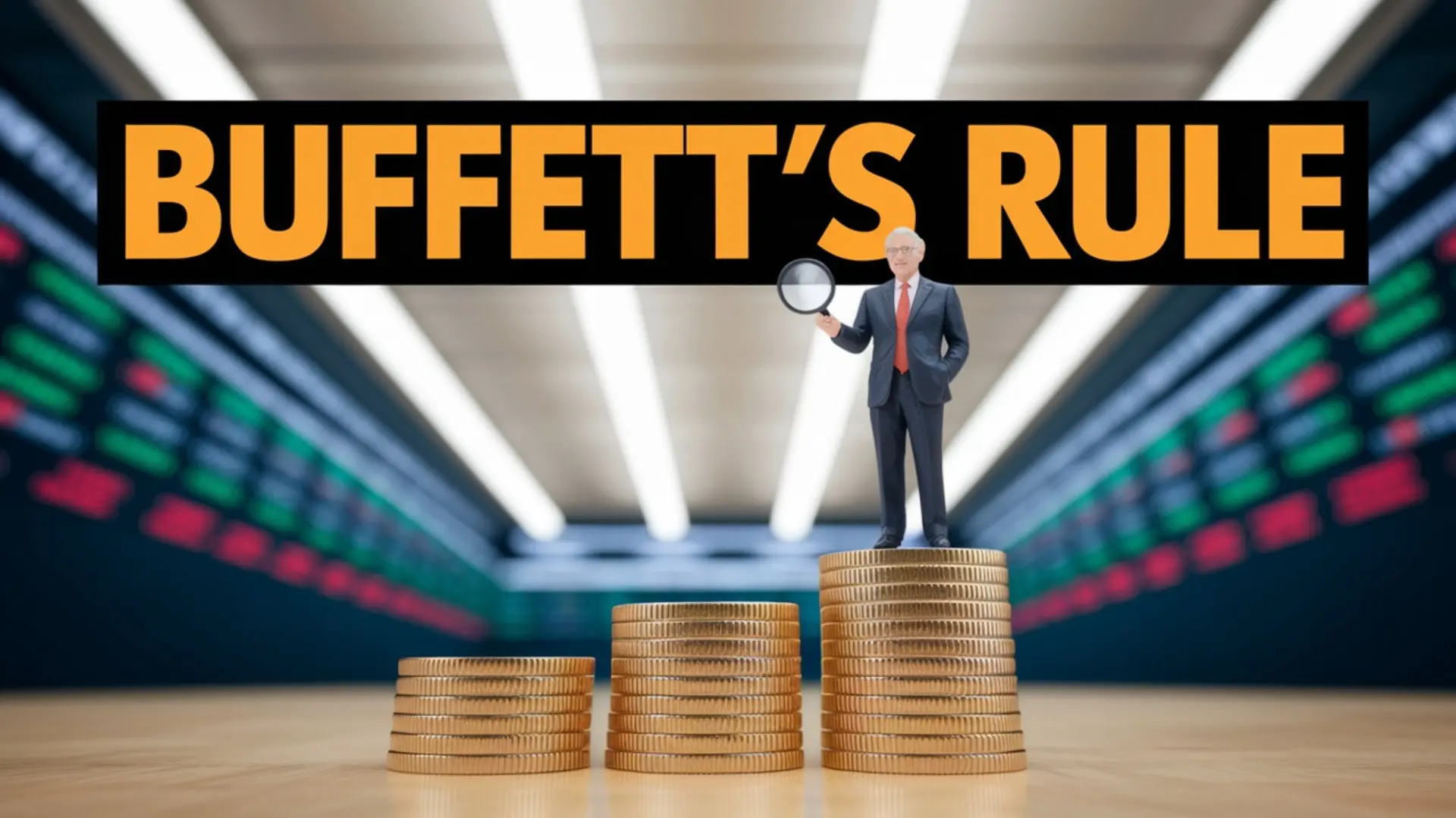What is the Buffett rule of investing?